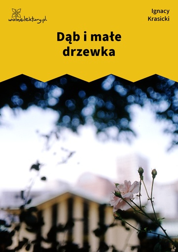 Dąb i małe drzewka