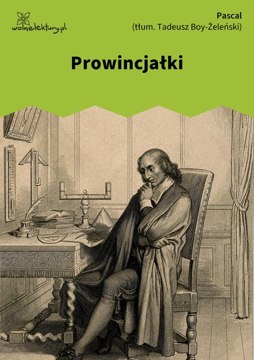 Blaise Pascal, Prowincjałki