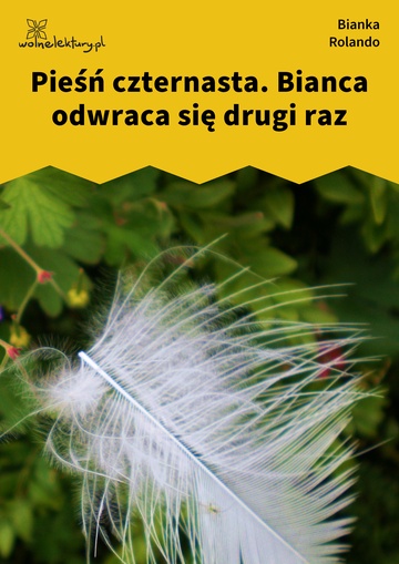 Bianka Rolando, Biała książka, Czyściec, Pieśń czternasta. Bianca odwraca się drugi raz