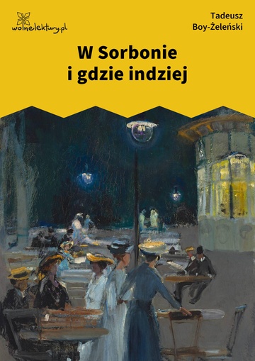 W Sorbonie i gdzie indziej